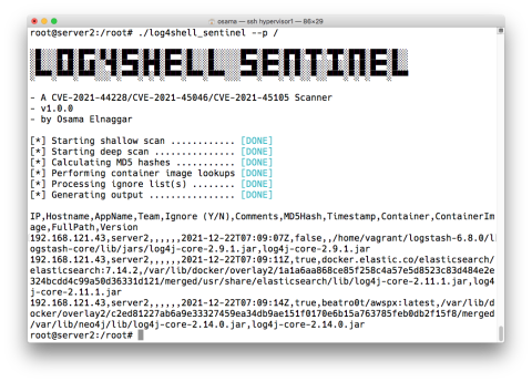 Introducing Log4Shell Sentinel | Osama Elnaggar